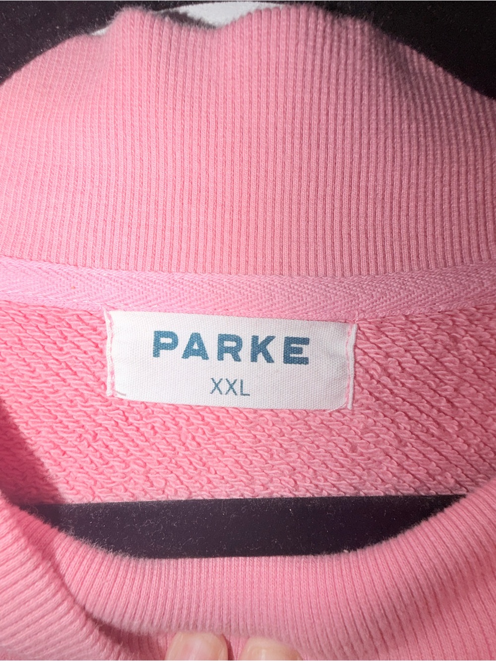 Parke Pink Mockneck Summerland Sweatshirt - Picture 2 of 2